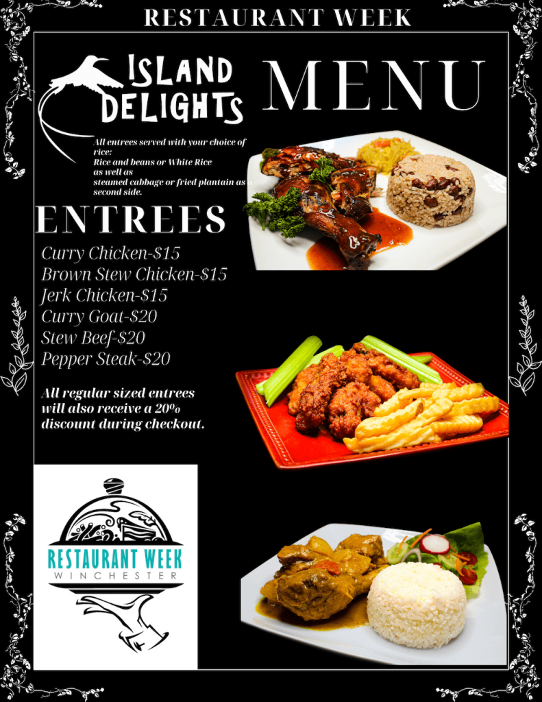 Island Delights Caribbean Restaurant Winchester Restaurant Week