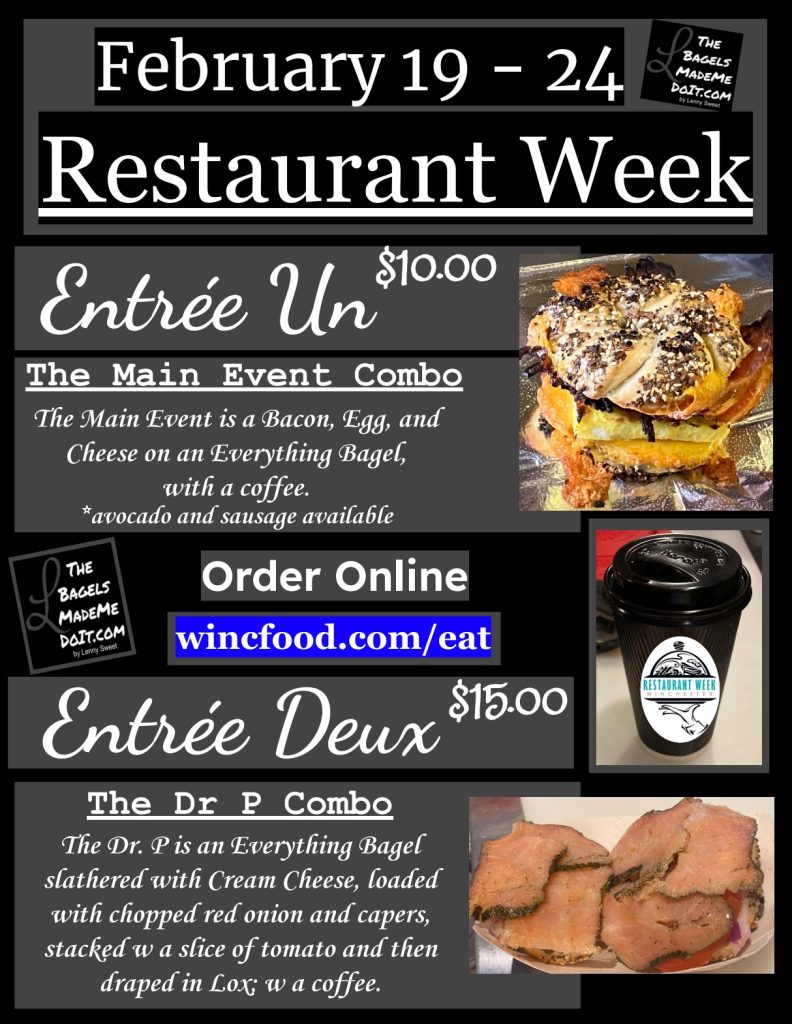 Big L's Bagels Winchester Restaurant Week Winchester, VA